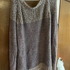 Fuzzy sweater tunic
